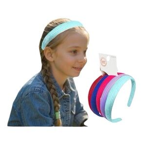 Wonder Nation Metallic Headbands Hair Accessories Set